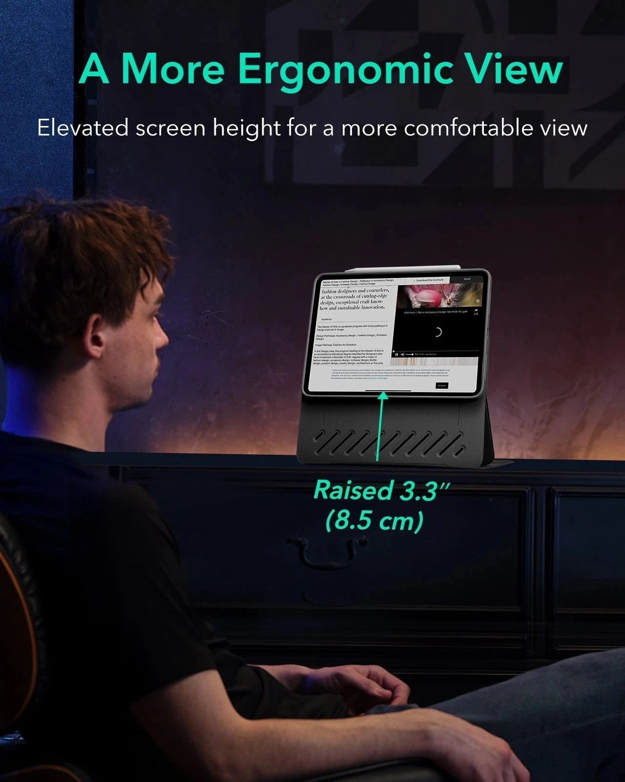 ipad air 11 inch case with stand purple kf 5