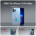 iPhone 13 Pro Max Classic Hybrid Case with Stash Stand (HaloLock) - Clear Black ESR ESR