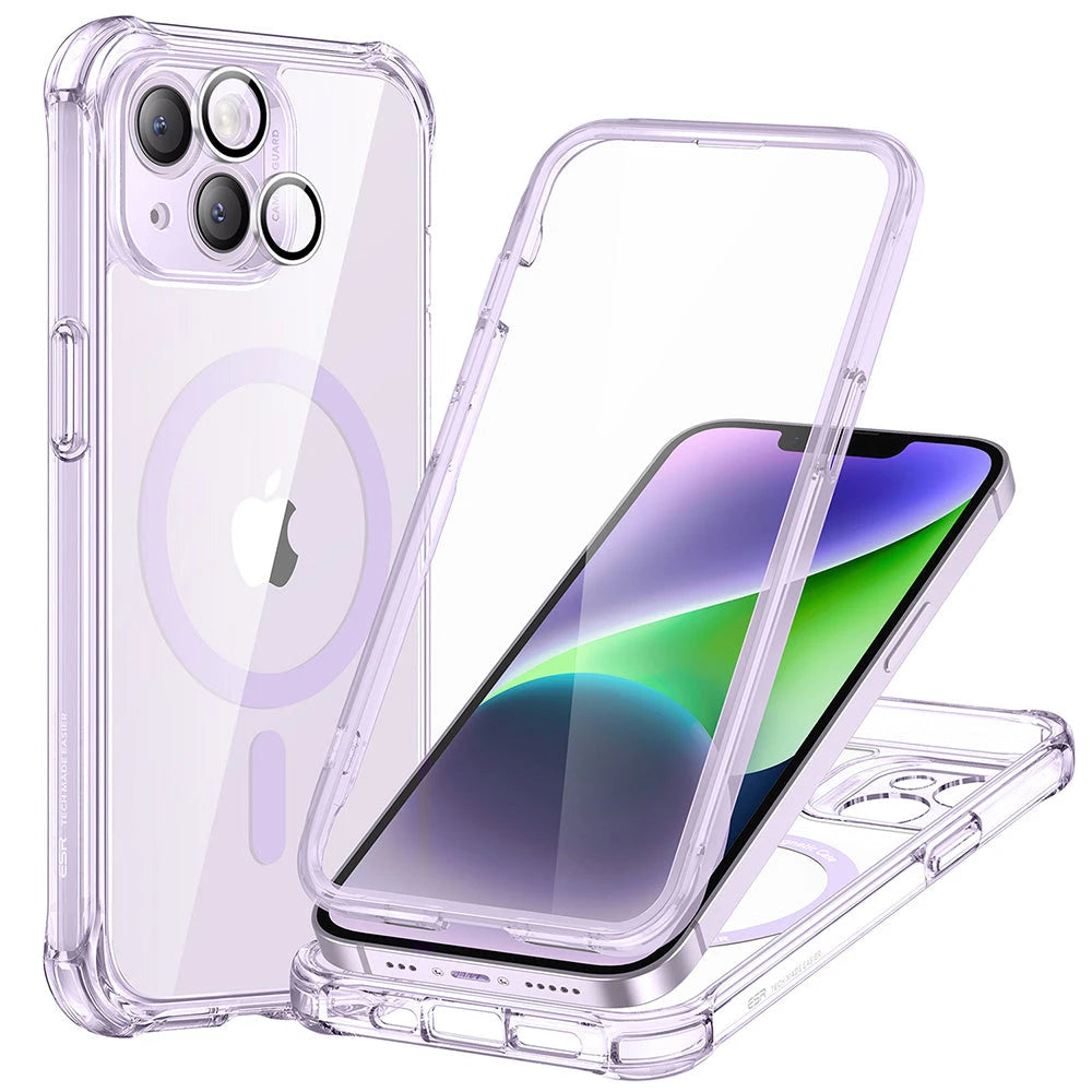 iPhone 14 Armor Tough Case (HaloLock) - Clear Purple ESR ESR