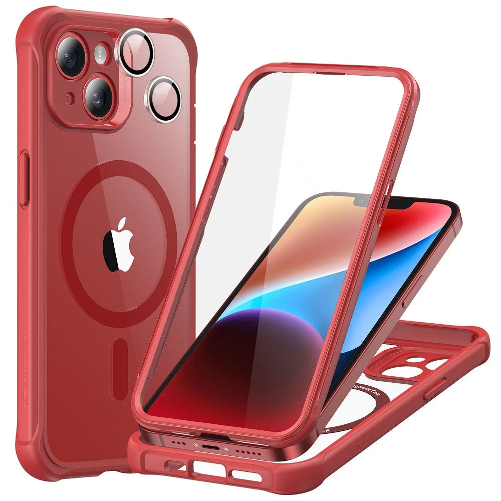 iPhone 14 Armor Tough Case (HaloLock) - Clear Red ESR ESR