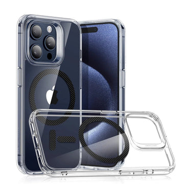 iPhone 15 Pro Classic Hybrid Case (HaloLock) - Carbon Fiber ESR ESR