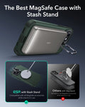iPhone 14/13 Cyber Tough Magnetic Case (Stash Stand) - Green ESR ESR