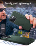 iPhone 14/13 Cyber Tough Magnetic Case (Stash Stand) - Green ESR ESR