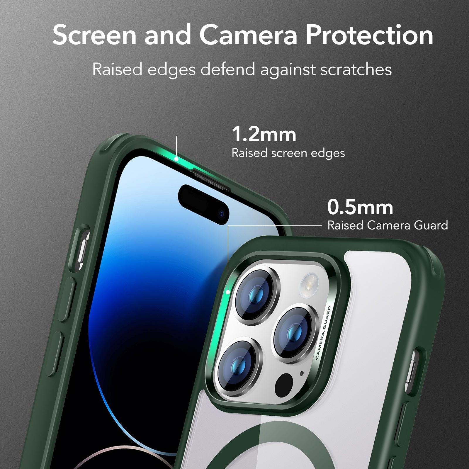 iPhone 14 Pro Classic Hybrid Case (HaloLock) - Clear Green ESR ESR