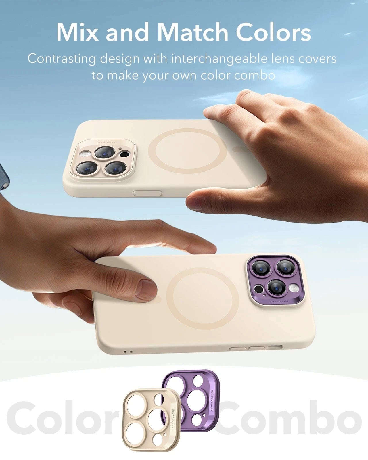 iPhone 14 Pro Cloud Soft Case (HaloLock) - Light Tan(复制) ESR ESR