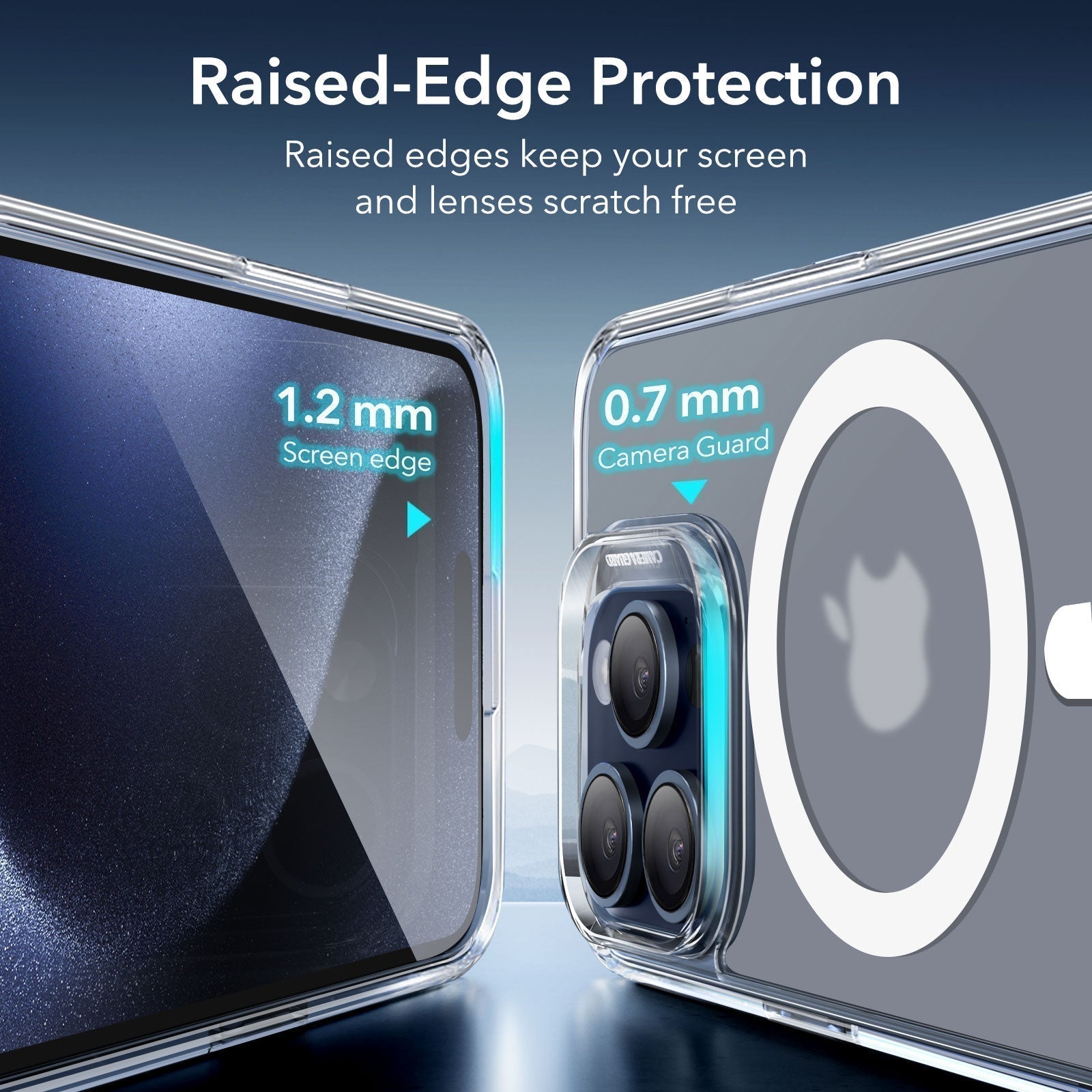 iPhone 15 Pro Max Classic Hybrid Case (HaloLock) - Frosted Clear ESR ESR