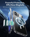 iPhone 16 Classic Hybrid Magnetic Case (Camera Control) & Screen Protection Bundle - Clear ESR ESR