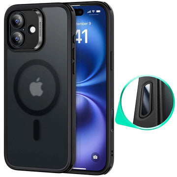 iPhone 16 HaloLock Classic Hybrid Case (Camera Control) - Frosted Black ESR ESR
