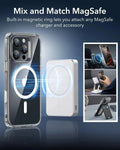 Phone 16 Pro Max Classic Hybrid Magnetic Case (Camera Control) & Privacy Screen Protector Bundle - Clear ESR ESR