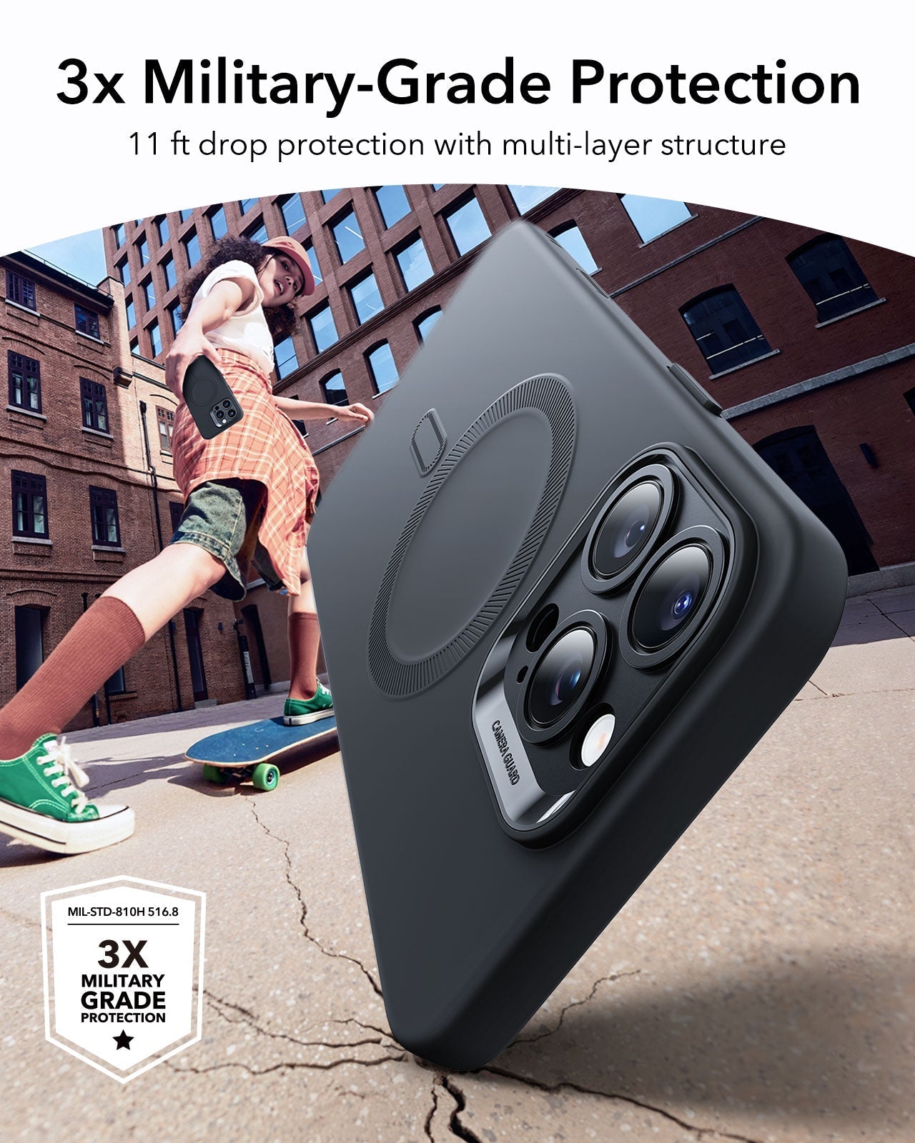 iPhone 16 Pro Cloud Soft Magnetic Case (Camera Control) - Black ESR ESR