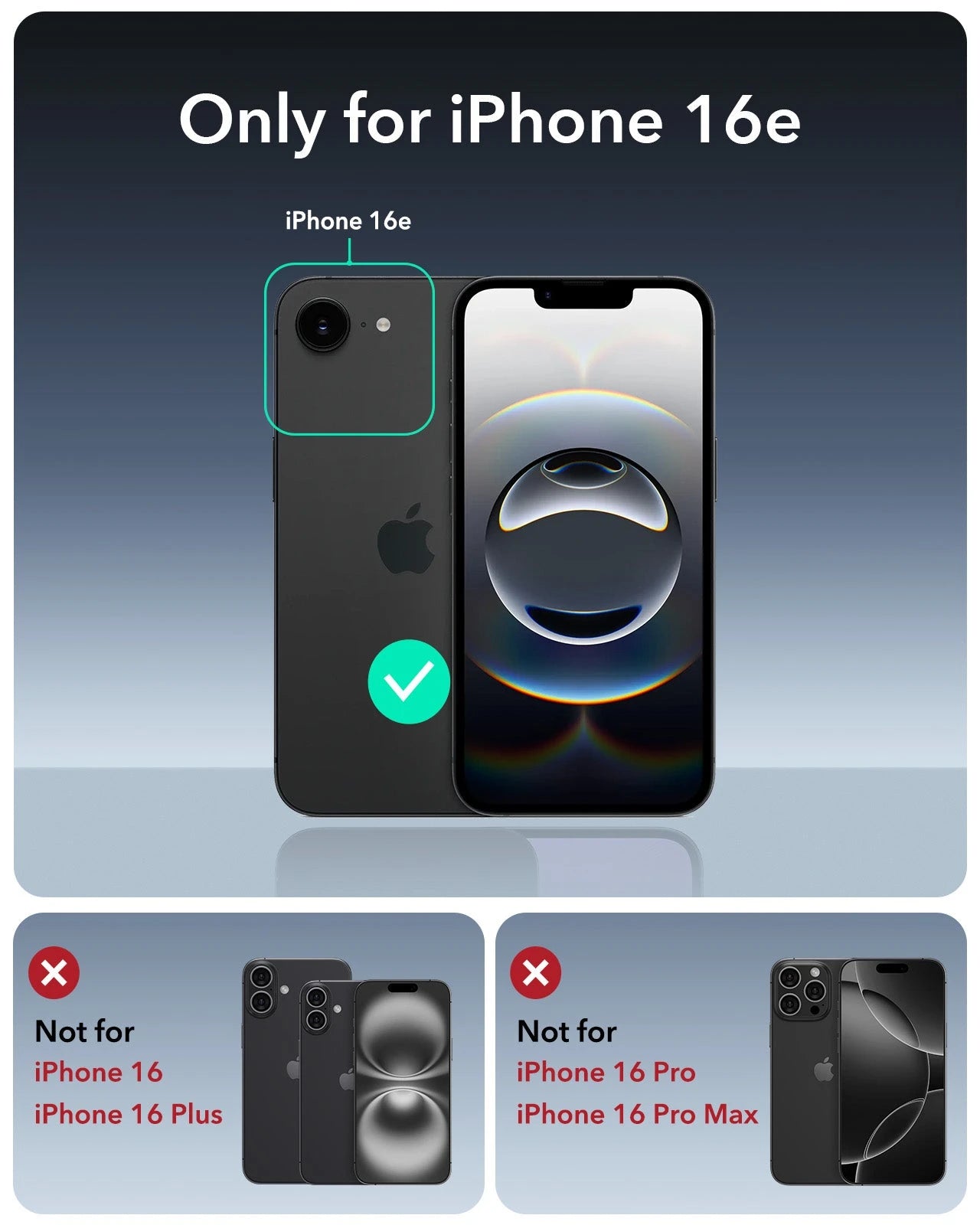 iPhone 16e HaloLock Cyber Tough Case - Dark Green ESR ESR