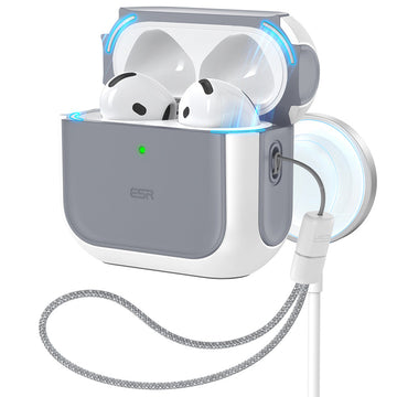 AirPods 5 Orbit Hybrid Magnetic Case - White