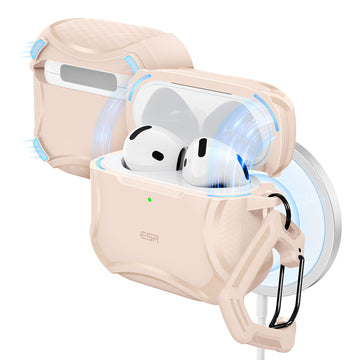 AirPods 5 Cyber Tough Magnetic Case - Desert Titanium