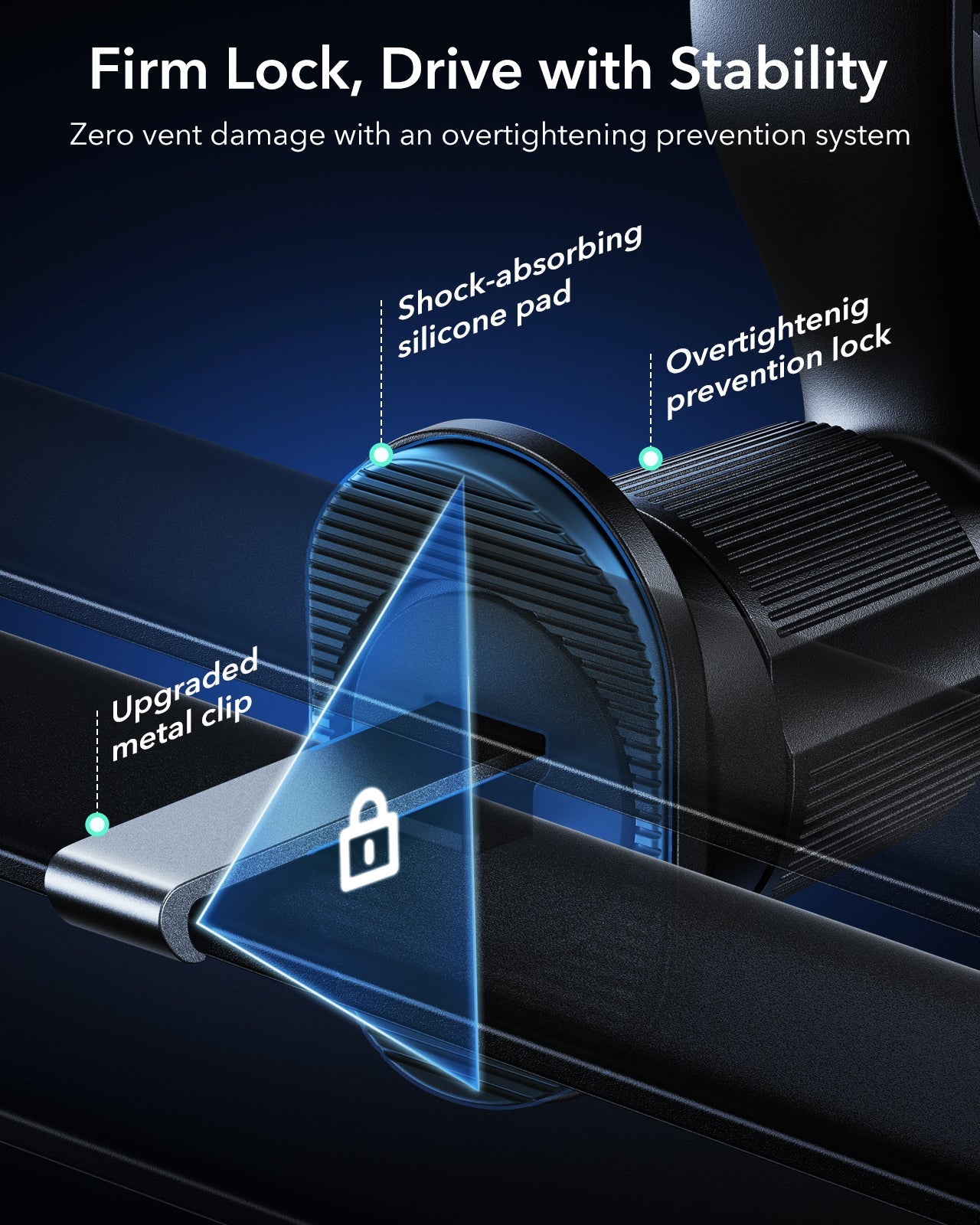 15W 3-in-1 Wireless Charging Station with CryoBoost (HaloLock) & Car Charger (Air Vent)  Bundle - Black - US Plug ESR ESR
