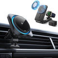 15W CryoBoost Car Charger and 25W Foldable 3-in-1 Charger Bundle - EU Plug–Black