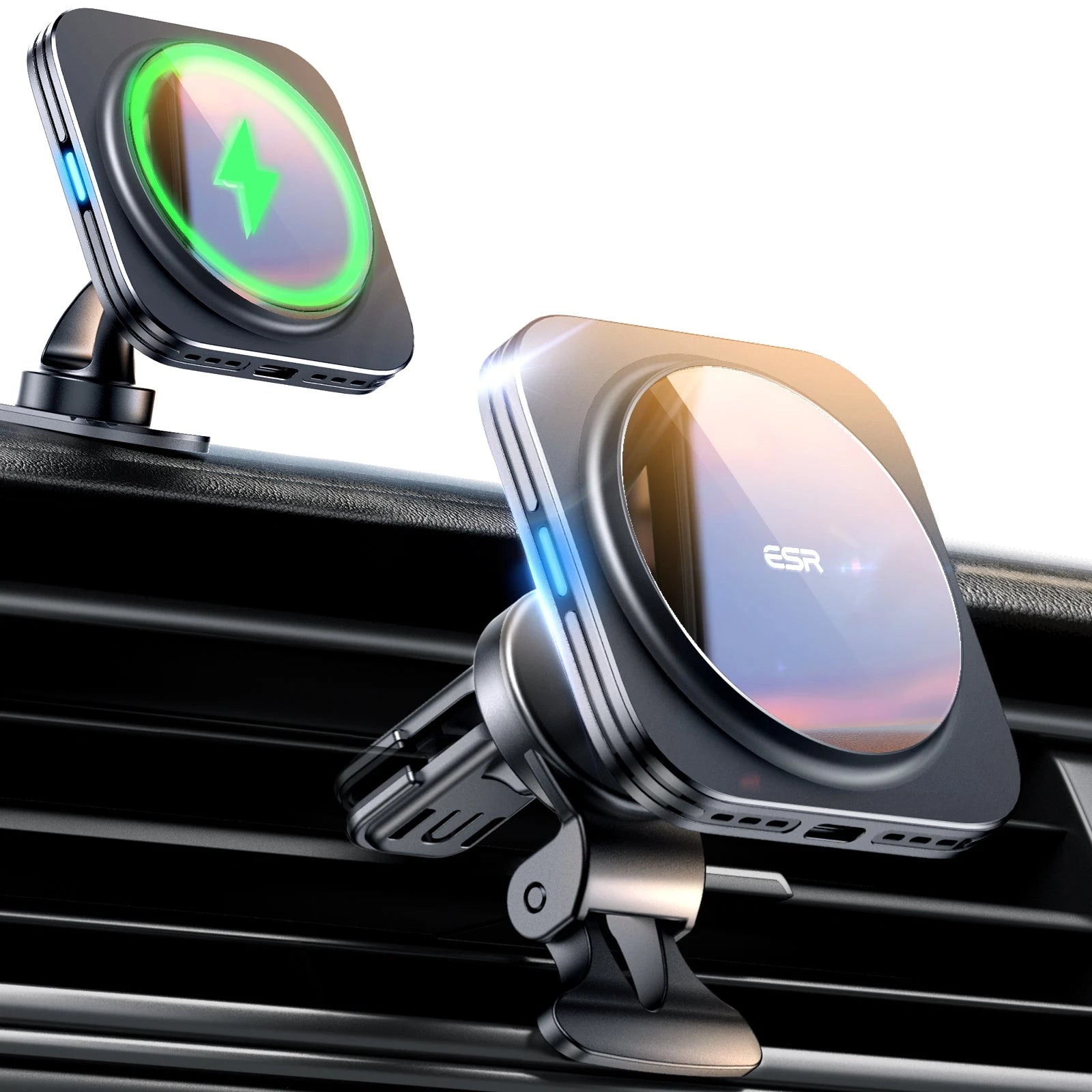 15W Magnetic Wireless Car Charger(Halolock) - Black ESR ESR