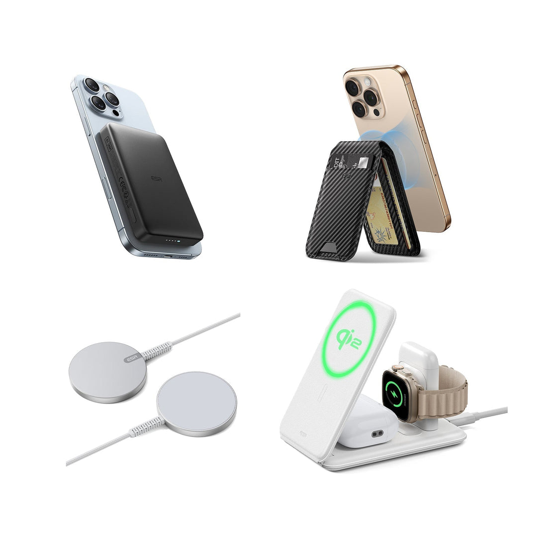 MagSafe Travel Charging Bundle with Magnetic Wallet - US Plug ESR ESR
