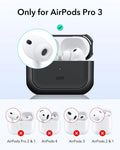 25W CryoBoost 3-in-1 Magnetic Charger (Qi2) and AirPods Pro 3 Orbit Hybrid Case Bundle - US Plug–White ESR ESR