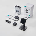 25W CryoBoost 3-in-1 Magnetic Charger (Qi2) and AirPods Pro 3 Pulse FlickLock Case Bundle - US Plug–Black