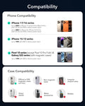25W CryoBoost 3-in-1 Magnetic Charger (Qi2) and Car Charger (Air Vent)  Bundle - US Plug–White ESR ESR