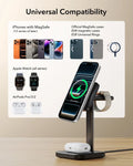 3-in-1 Magnetic Charging Station (15W) - Black - UK PLUG ESR ESR