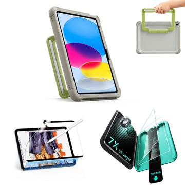 iPad 11" (A16) 2025 Kids All-in-One Bundle - Gray