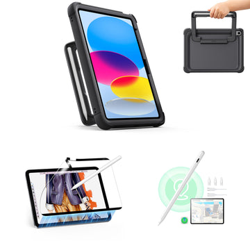 iPad 11" (A16) 2025 Kids Creator Bundle - Black