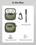 AirPods 5 Cyber FlickLock Magnetic Case - Army Green ESR ESR