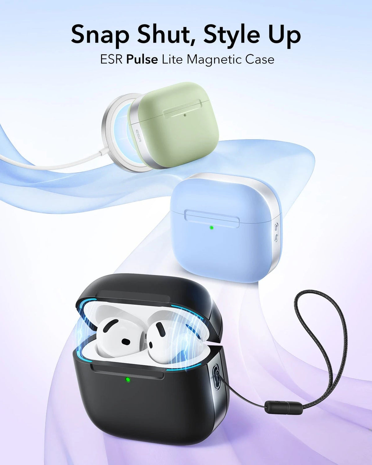 AirPods 5 Pulse Lite Magnetic Case - Black ESR ESR