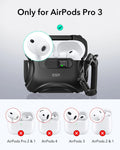 AirPods Pro 3 Dual Style Security Lock Bundle - Black & White ESR ESR