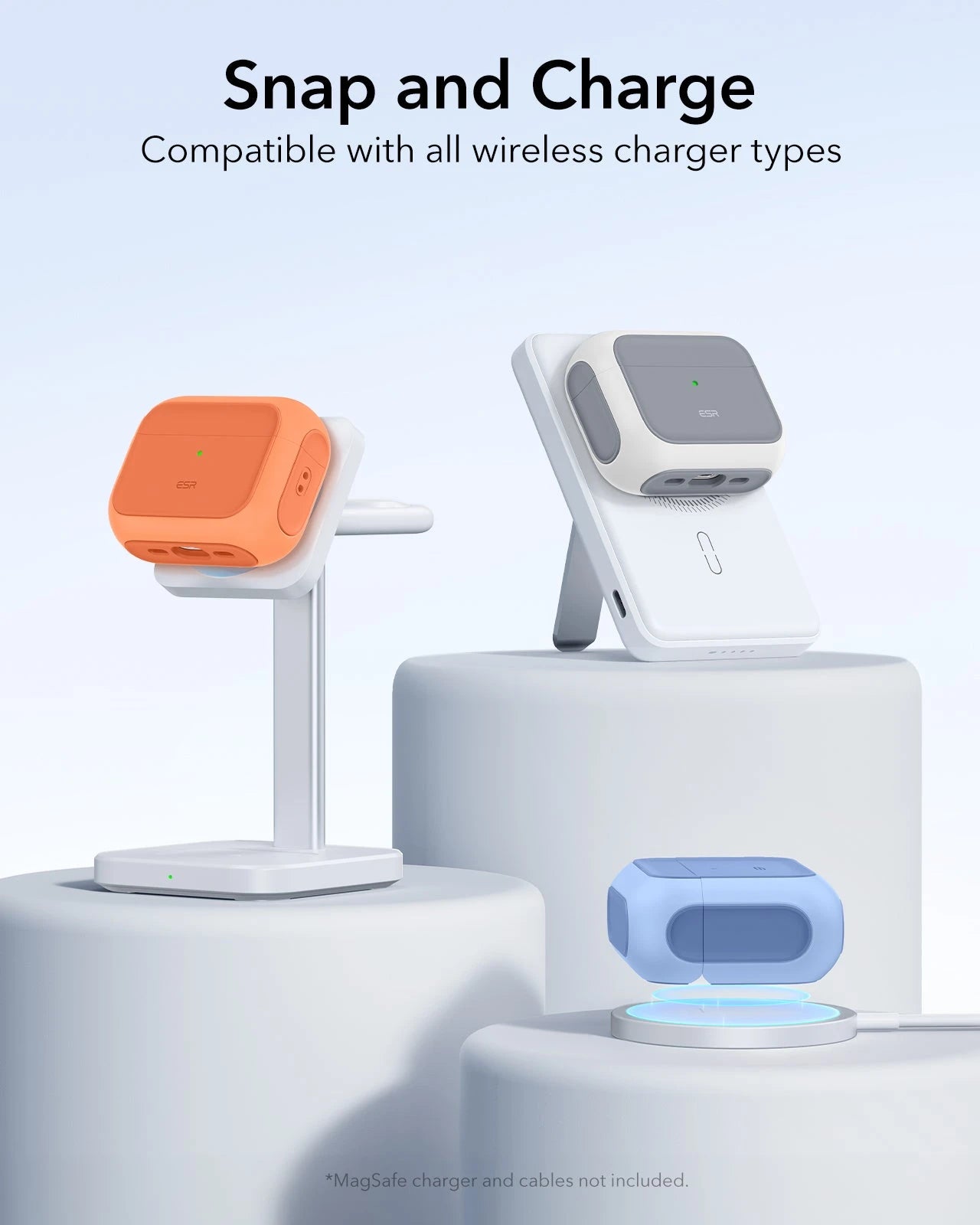 AirPods Pro 3 Oribt Hybird Magnetic Case - Orange