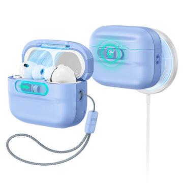 AirPods Pro 3 Pulse FlickLock Magnetic Case - Light Blue