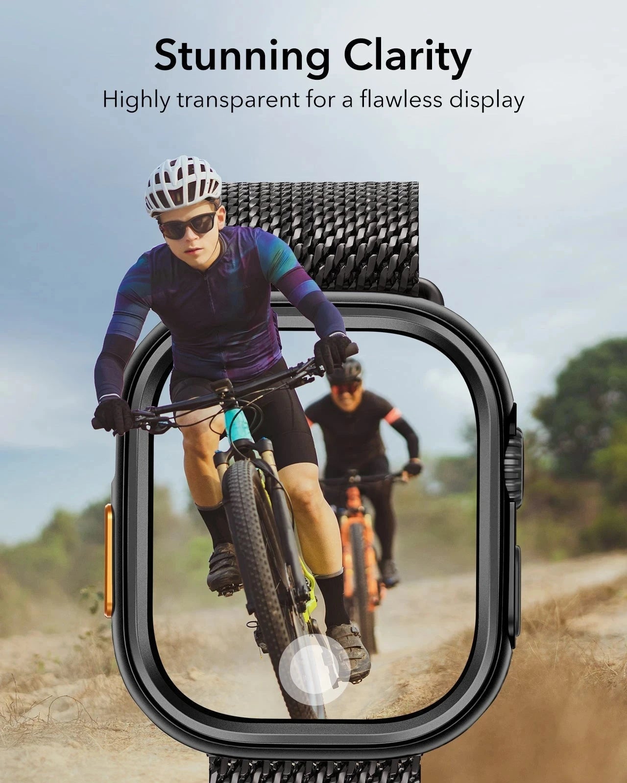 ESR Apple Watch Ultra 3 Case with Screen Protector Black clarity