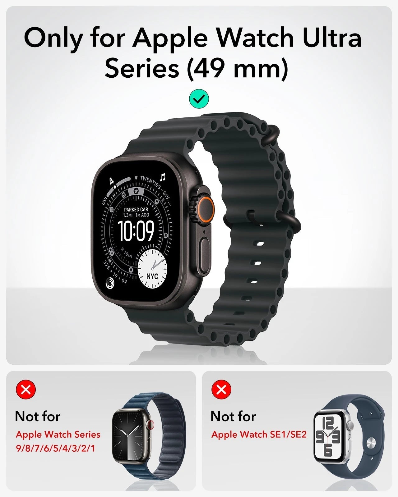 Apple Watch Ultra 3 Armorite® Pro Protection Set - Black ESR ESR