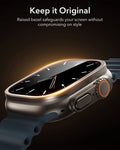 Apple Watch Ultra 3 Armorite® Pro Screen Protector (Bezel) - Titanium / Orange ESR ESR