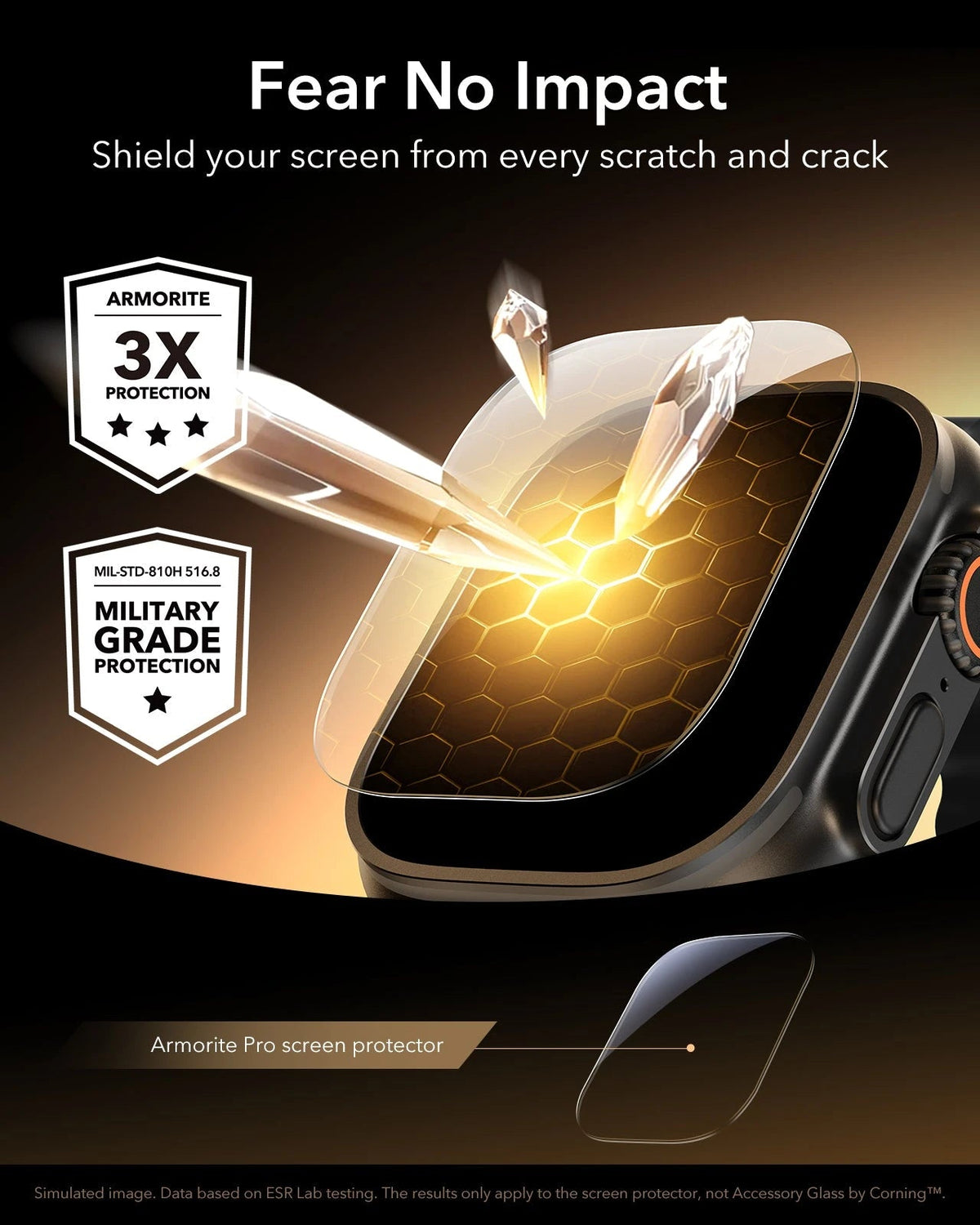 Apple Watch Ultra 4 Armorite® Pro Screen Protector -2 Pack ESR ESR
