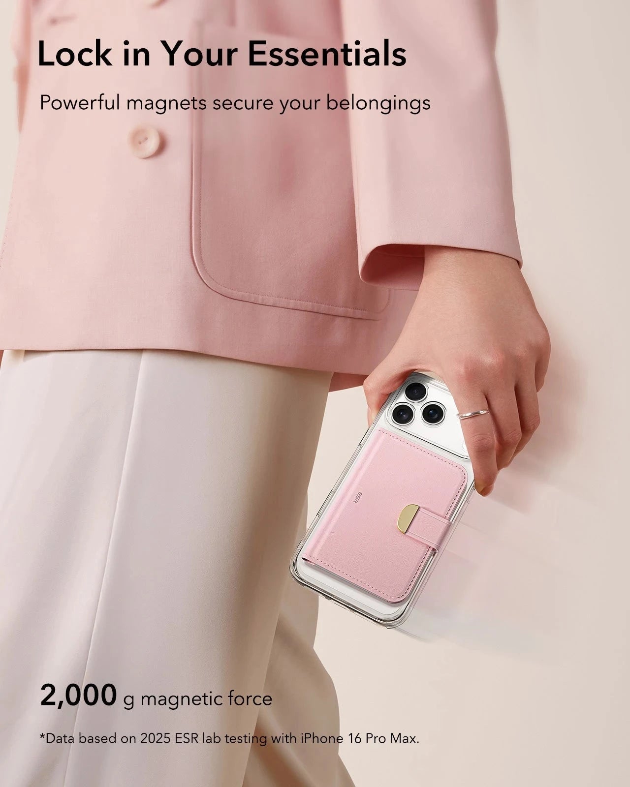 Aura Clutch Magnetic Wallet - Pink ESR ESR