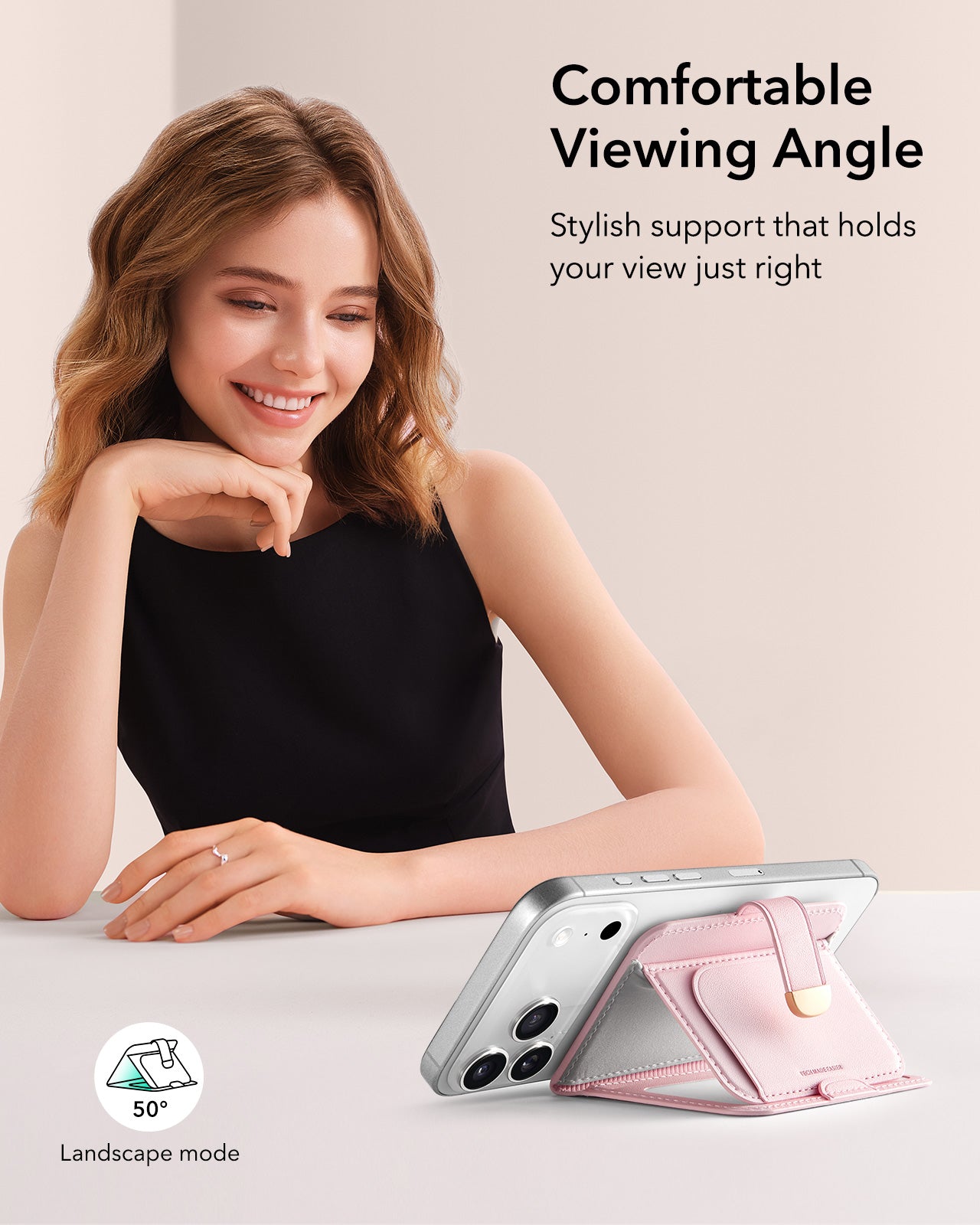 Aura Clutch Magnetic Wallet - Pink ESR ESR