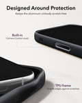 ESR Black Leather iPhone 18 Pro Max Magsafe Case with Stand Designed Around Protection