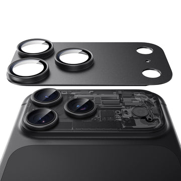 Black iPhone 18 Pro Corning Glass Camera Lens Protector
