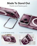 ESR Clear iPhone 18 Pro Max Magsafe Slim Phone Case with Stand Made To Stand Out