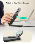 CryoBoost Foldable 3-in-1 Magnetic Charging Station  (25W) – US Plug-Black ESR ESR