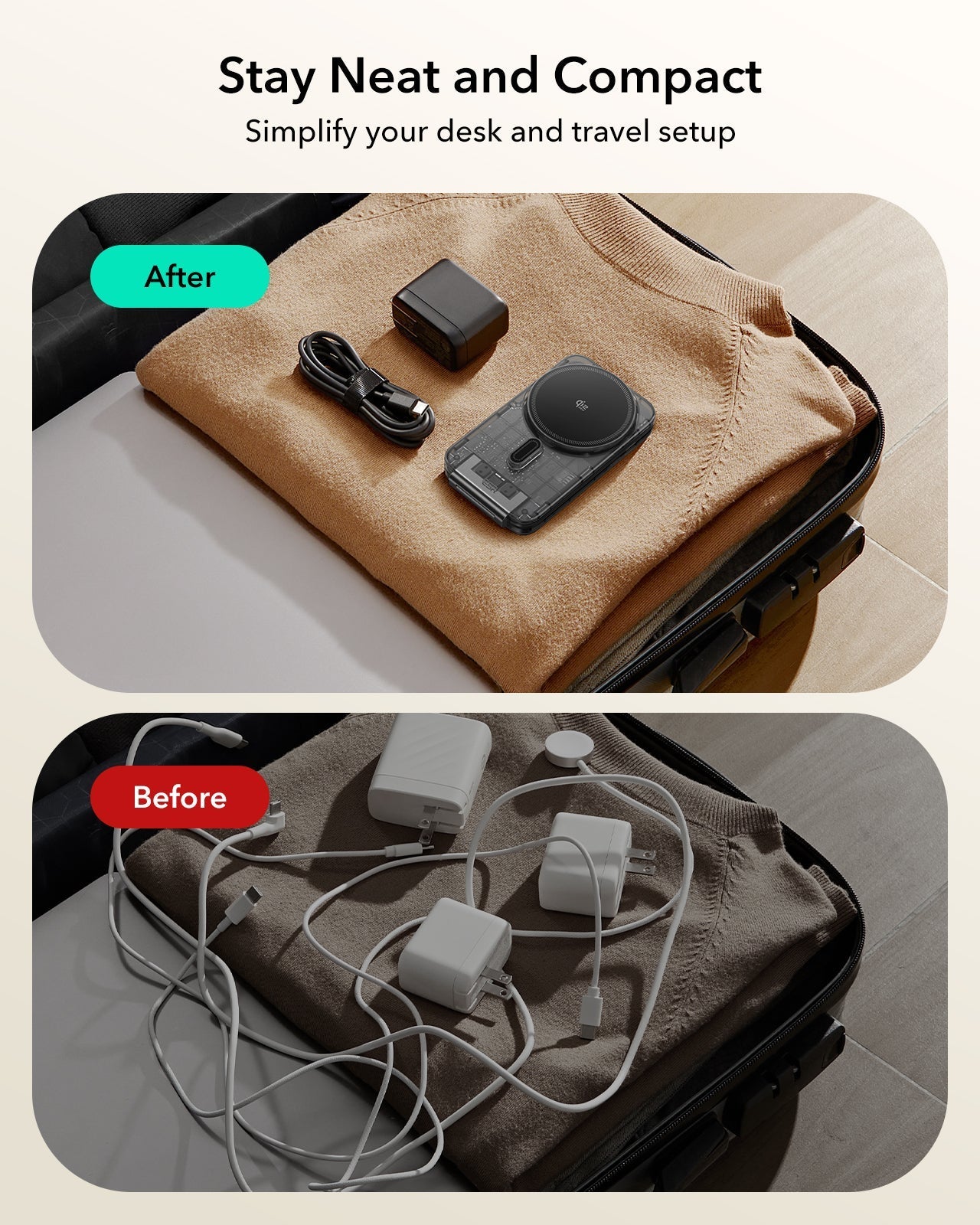simplify your desk and travel setup