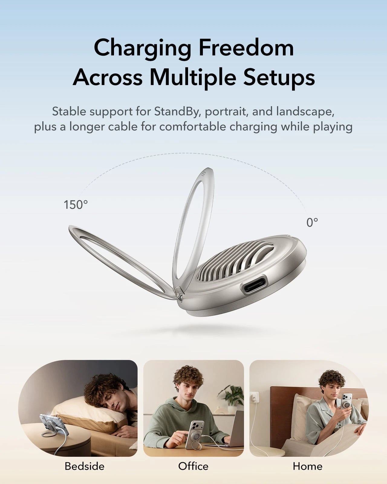 Cyclone 25W Magnetic Charging Pad with CryoBoost - Silver - 1 Set ESR ESR