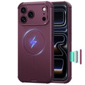 Deep Burgundy iPhone 18 Pro Max Case Tough Phone Case with Magsafe