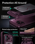 ESR Frosted Deep Burgundy iPhone 18 Pro Magsafe Slim Phone Case Protection All Around