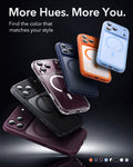 ESR Frosted Deep Burgundy iPhone 18 Pro Magsafe Slim Phone Case More Hues. More You.
