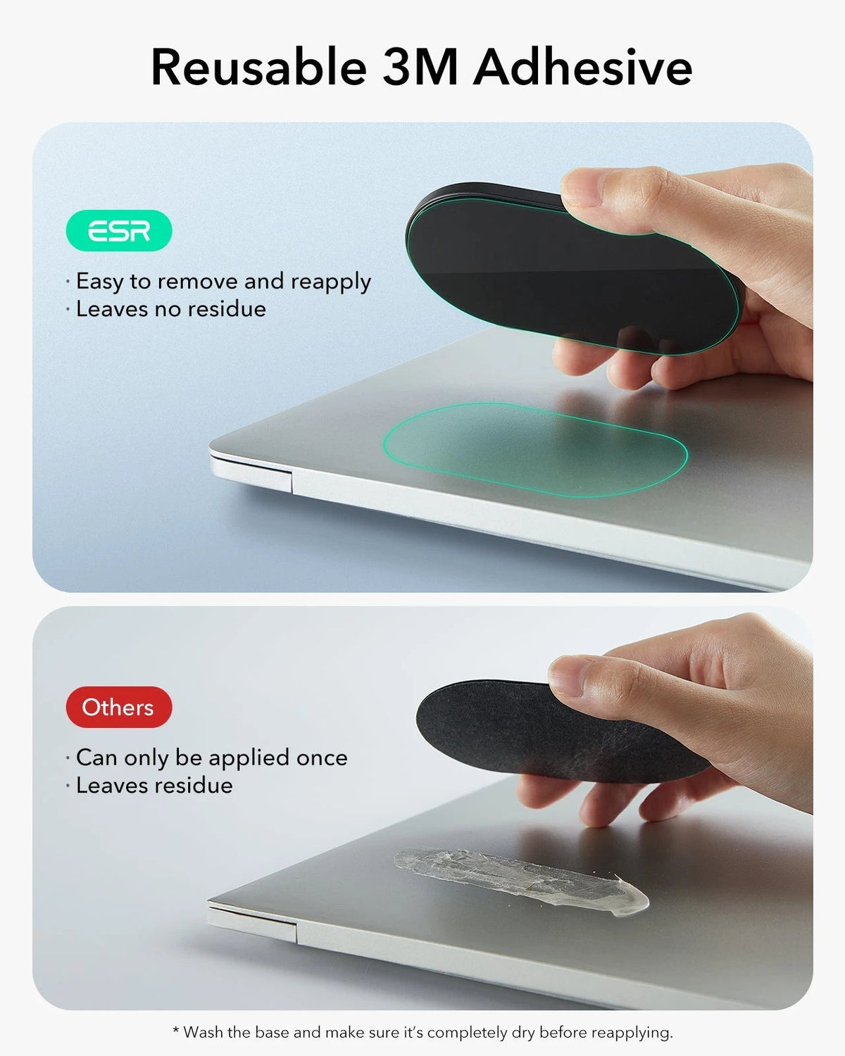reusable 3M ADHESIVE