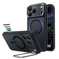 Frosted Black iPhone 18 Pro Max Magsafe Slim Phone Case with Stand