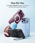Frosted Black iPhone 18 Pro Max Magsafe Slim Phone Case with Stand Hue Do You
